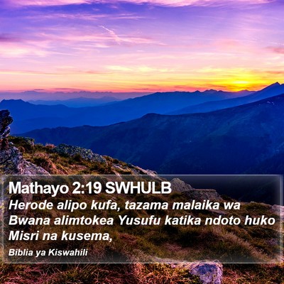 Mathayo 2:19 SWHULB Bible Verse Image