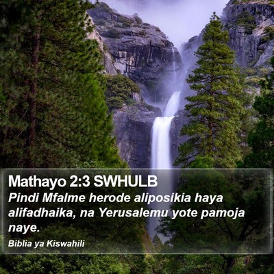 Mathayo 2:3 SWHULB Bible Verse Image