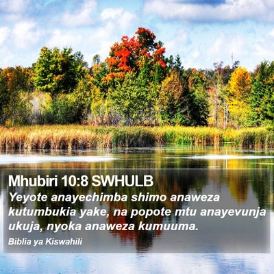 Mhubiri 10:8 SWHULB Bible Verse Image