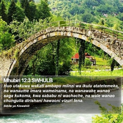 Mhubiri 12:3 SWHULB Bible Verse Image