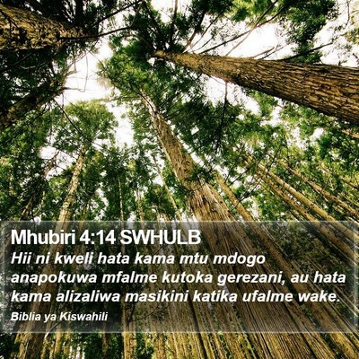 Mhubiri 4:14 SWHULB Bible Verse Image