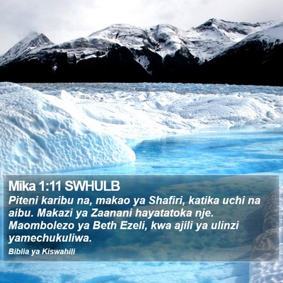 Mika 1:11 SWHULB Bible Verse Image