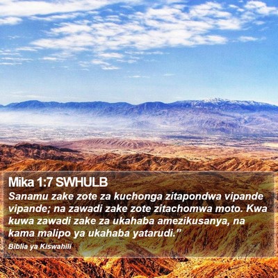 Mika 1:7 SWHULB Bible Verse Image