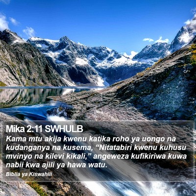 Mika 2:11 SWHULB Bible Verse Image