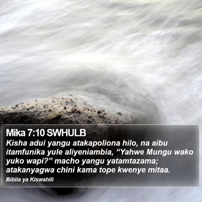 Mika 7:10 SWHULB Bible Verse Image