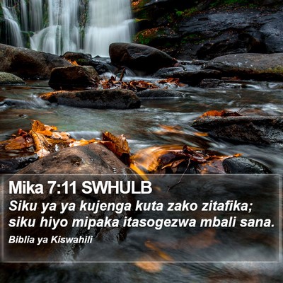 Mika 7:11 SWHULB Bible Verse Image