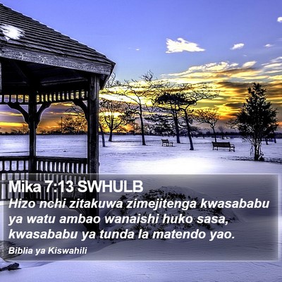 Mika 7:13 SWHULB Bible Verse Image