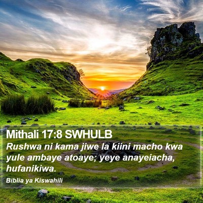 Mithali 17:8 SWHULB Bible Verse Image