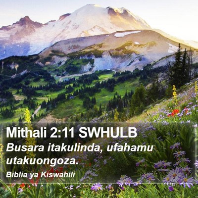 Mithali 2:11 SWHULB Bible Verse Image