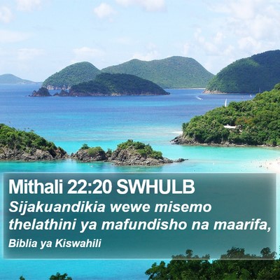 Mithali 22:20 SWHULB Bible Verse Image