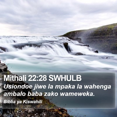 Mithali 22:28 SWHULB Bible Verse Image
