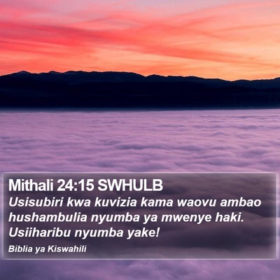 Mithali 24:15 SWHULB Bible Verse Image
