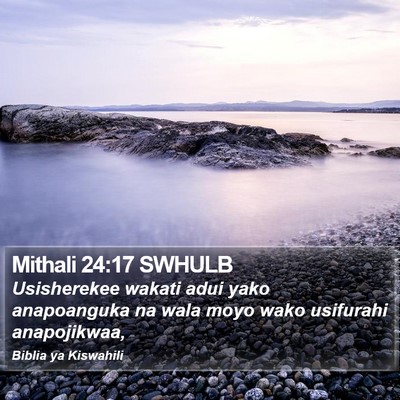Mithali 24:17 SWHULB Bible Verse Image