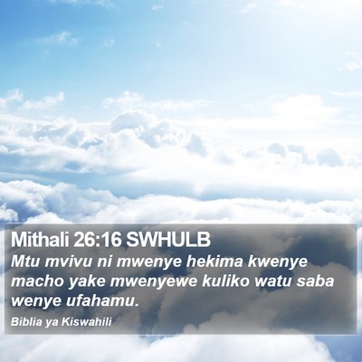 Mithali 26:16 SWHULB Bible Verse Image
