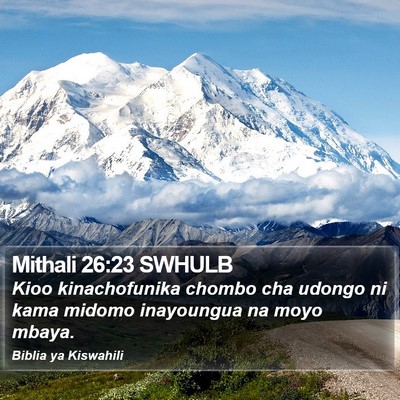 Mithali 26:23 SWHULB Bible Verse Image