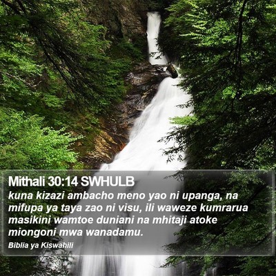 Mithali 30:14 SWHULB Bible Verse Image
