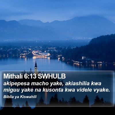 Mithali 6:13 SWHULB Bible Verse Image