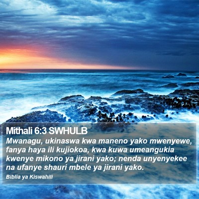 Mithali 6:3 SWHULB Bible Verse Image