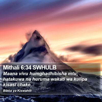 Mithali 6:34 SWHULB Bible Verse Image