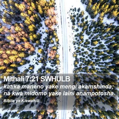 Mithali 7:21 SWHULB Bible Verse Image