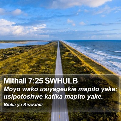 Mithali 7:25 SWHULB Bible Verse Image