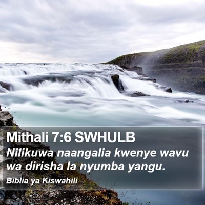 Mithali 7:6 SWHULB Bible Verse Image