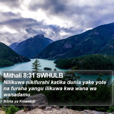 Mithali 8:31 SWHULB Bible Verse Image