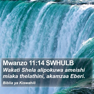 Mwanzo 11:14 SWHULB Bible Verse Image