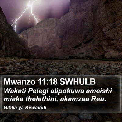 Mwanzo 11:18 SWHULB Bible Verse Image