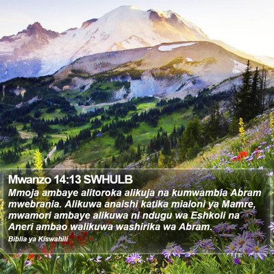 Mwanzo 14:13 SWHULB Bible Verse Image