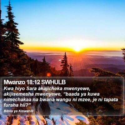 Mwanzo 18:12 SWHULB Bible Verse Image
