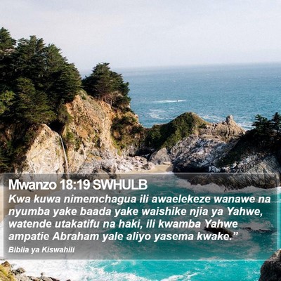 Mwanzo 18:19 SWHULB Bible Verse Image