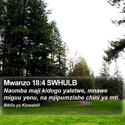 Mwanzo 18:4 SWHULB Bible Verse Image