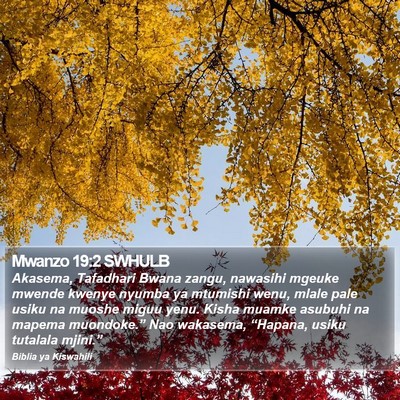 Mwanzo 19:2 SWHULB Bible Verse Image