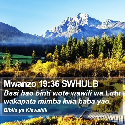 Mwanzo 19:36 SWHULB Bible Verse Image