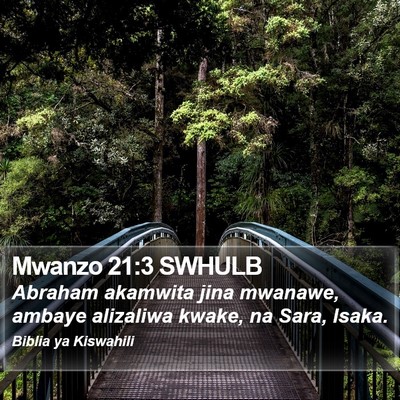 Mwanzo 21:3 SWHULB Bible Verse Image