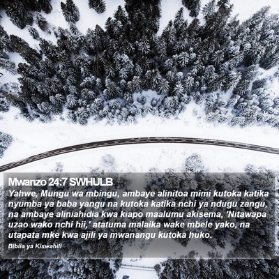 Mwanzo 24:7 SWHULB Bible Verse Image