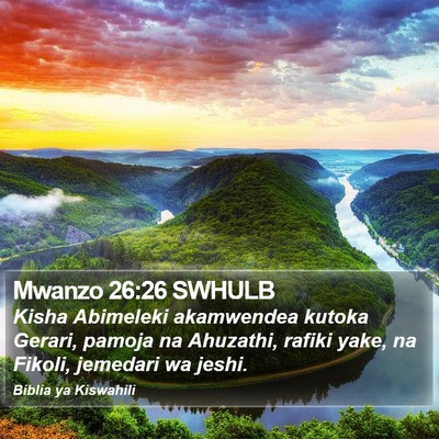 Mwanzo 26:26 SWHULB Bible Verse Image
