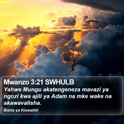 Mwanzo 3:21 SWHULB Bible Verse Image