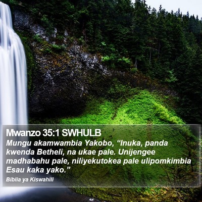 Mwanzo 35:1 SWHULB Bible Verse Image