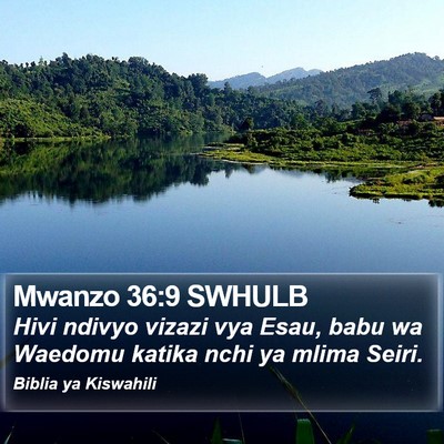 Mwanzo 36:9 SWHULB Bible Verse Image