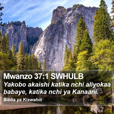 Mwanzo 37:1 SWHULB Bible Verse Image
