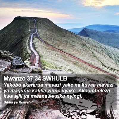 Mwanzo 37:34 SWHULB Bible Verse Image