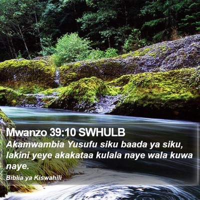 Mwanzo 39:10 SWHULB Bible Verse Image