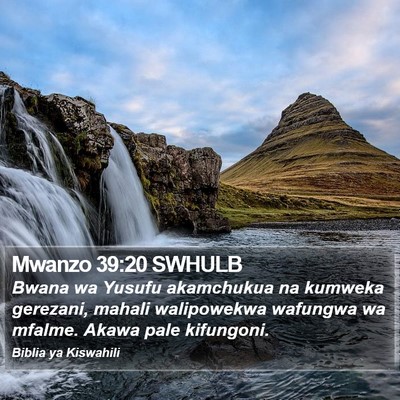 Mwanzo 39:20 SWHULB Bible Verse Image