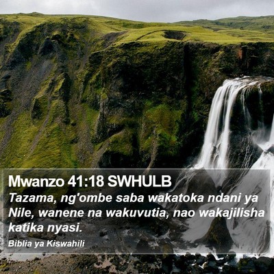 Mwanzo 41:18 SWHULB Bible Verse Image