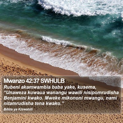 Mwanzo 42:37 SWHULB Bible Verse Image