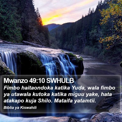 Mwanzo 49:10 SWHULB Bible Verse Image