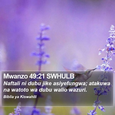 Mwanzo 49:21 SWHULB Bible Verse Image