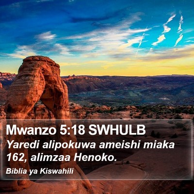 Mwanzo 5:18 SWHULB Bible Verse Image